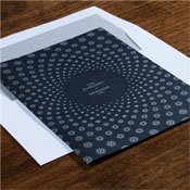 Corporate Holiday Greeting Cards by Checkerboard - Whirl