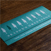 Corporate Holiday Greeting Cards by Checkerboard - Festive Forest