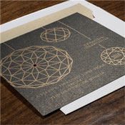 Corporate Holiday Greeting Cards by Checkerboard - Geo Gem