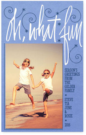 Holiday Photo Mount Cards by Checkerboard - Oh What Fun