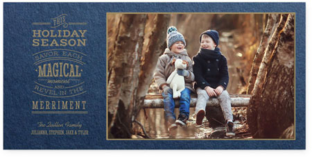 Holiday Photo Mount Cards by Checkerboard - Magical Moments