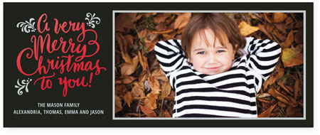 Digital Holiday Photo Cards by Checkerboard - A Very Merry