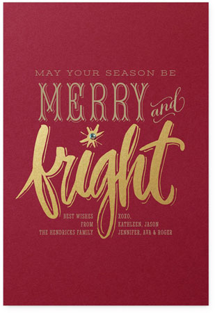 Holiday Greeting Cards by Checkerboard - Merry and Bright