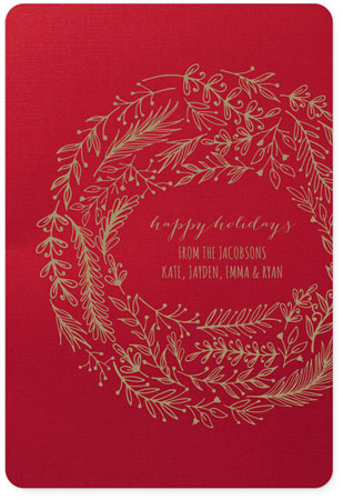 Holiday Greeting Cards by Checkerboard - Deck the Halls