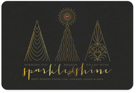 Holiday Greeting Cards by Checkerboard - Sparkle and Shine