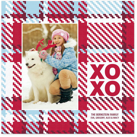 Digital Holiday Photo Cards by Checkerboard - XOXO