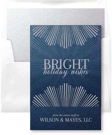 Corporate Holiday Greeting Cards by Checkerboard - Bright Holiday Wishes