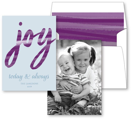 Digital Holiday Photo Cards by Checkerboard - Filled With Joy Digital Holiday Photo Cards by Checkerboard - Filled With Joy