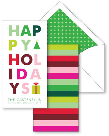 Holiday Greeting Cards by Checkerboard - See Of Happy