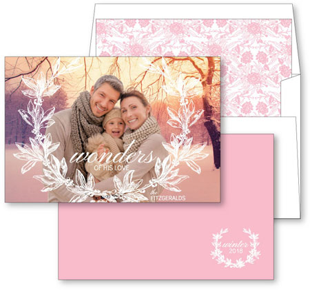 Digital Holiday Photo Cards by Checkerboard - Wonderful Wonders