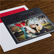 Holiday Photo Mount Cards by Checkerboard - Merriest