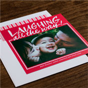 Digital Holiday Photo Cards by Checkerboard - Laughing All the Way