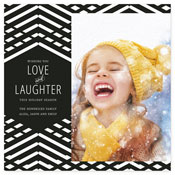Digital Holiday Photo Cards by Checkerboard - Love and Laughter