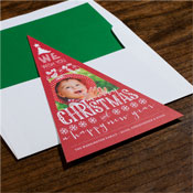 Digital Holiday Photo Cards by Checkerboard - Christmas Tree Stand