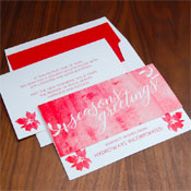 Corporate Holiday Greeting Cards by Checkerboard - Brushed With Cheer