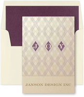 Corporate Holiday Greeting Cards by Checkerboard - Threaded With Joy