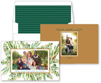 Digital Holiday Photo Cards by Checkerboard - Garden Greetings