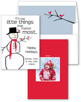 Digital Holiday Photo Cards by Checkerboard - Little Things