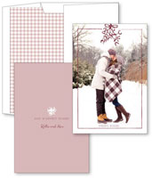 Digital Holiday Photo Cards by Checkerboard - Merry Kisses