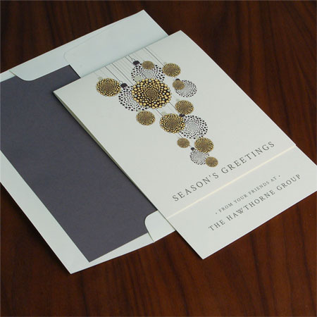 Corporate Holiday Greeting Cards by Checkerboard - Dotted in Ornamental Corporate Holiday Greeting Cards by Checkerboard - Dotted in Ornamental