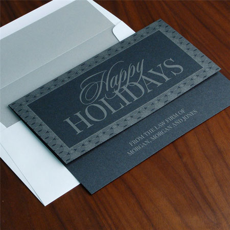Corporate Holiday Greeting Cards by Checkerboard - Season of Shimmer