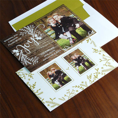 Digital Holiday Photo Cards by Checkerboard - Carved With Joy Digital Holiday Photo Cards by Checkerboard - Carved With Joy
