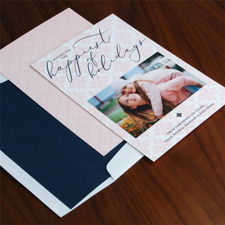 Digital Holiday Photo Cards by Checkerboard - Petals Of Happiness Digital Holiday Photo Cards by Checkerboard - Petals Of Happiness
