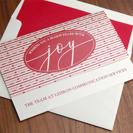 Corporate Holiday Greeting Cards by Checkerboard - Choosing Joy