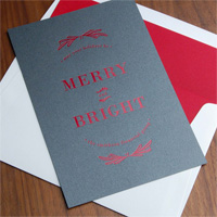 Corporate Holiday Greeting Cards by Checkerboard - Merry In Bright