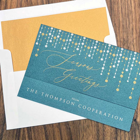Corporate Holiday Greeting Cards by Checkerboard - Shiny Seasons Greetings Corporate Holiday Greeting Cards by Checkerboard - Shiny Seasons Greetings