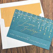 Corporate Holiday Greeting Cards by Checkerboard - Shiny Seasons Greetings