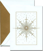 Holiday Greeting Cards by Crane & Co. - Snowflake Jewel