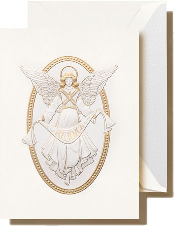 Holiday Greeting Cards by Crane & Co. - Cameo Angel Holiday Greeting Cards by Crane & Co. - Cameo Angel