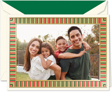 Holiday Photo Mount Cards by Crane & Co. - Holiday Color Block