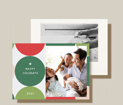 Holiday Digital Photo Cards by Crane & Co. - Holiday Circles