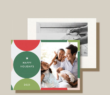 Holiday Digital Photo Cards by Crane & Co. - Holiday Circles