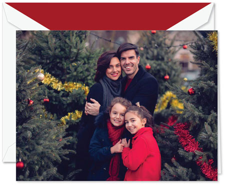 Holiday Digital Photo Cards by Crane & Co. - Full Bleed Folded