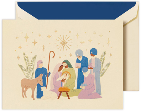 Holiday Greeting Cards by Crane & Co. - Nativity Holiday Greeting Cards by Crane & Co. - Nativity