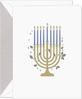 Hanukkah Greeting Cards by Crane & Co. - Hanukkah Menorah
