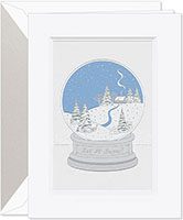 Holiday Greeting Cards by Crane & Co. - Snow Globe