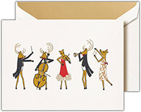 Holiday Greeting Cards by Crane & Co. - Reindeer Symphony