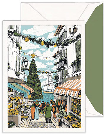 Holiday Greeting Cards by Crane & Co. - Engraved Holiday Market