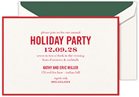 Holiday Invitations by Crane & Co. - Bordered Holiday