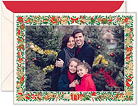Holiday Photo Mount Cards by Crane & Co. - Engraved Holiday Treasures