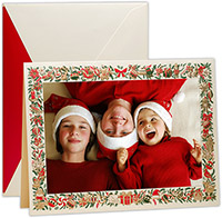 Holiday Photo Mount Cards by Crane & Co. - Engraved Holiday Treasures Holiday Photo Mount Cards by Crane & Co. - Engraved Holiday Treasures