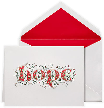 Holiday Greeting Cards by Crane & Co. - Engraved Hope