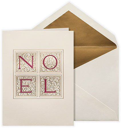 Holiday Greeting Cards by Crane & Co. - Engraved Noel
