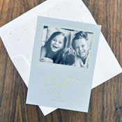 Holiday Photo Mount Cards by Designers' Fine Press (Twinkle with Foil)