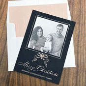 Holiday Photo Mount Cards by Designers' Fine Press (From Our Home with Foil)