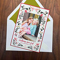 Digital Holiday Photo Cards by Designers' Fine Press (Folk Frame)